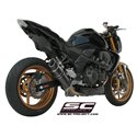 Uitlaatdemper Oval carbon Kawasaki Z750-R (07-14)