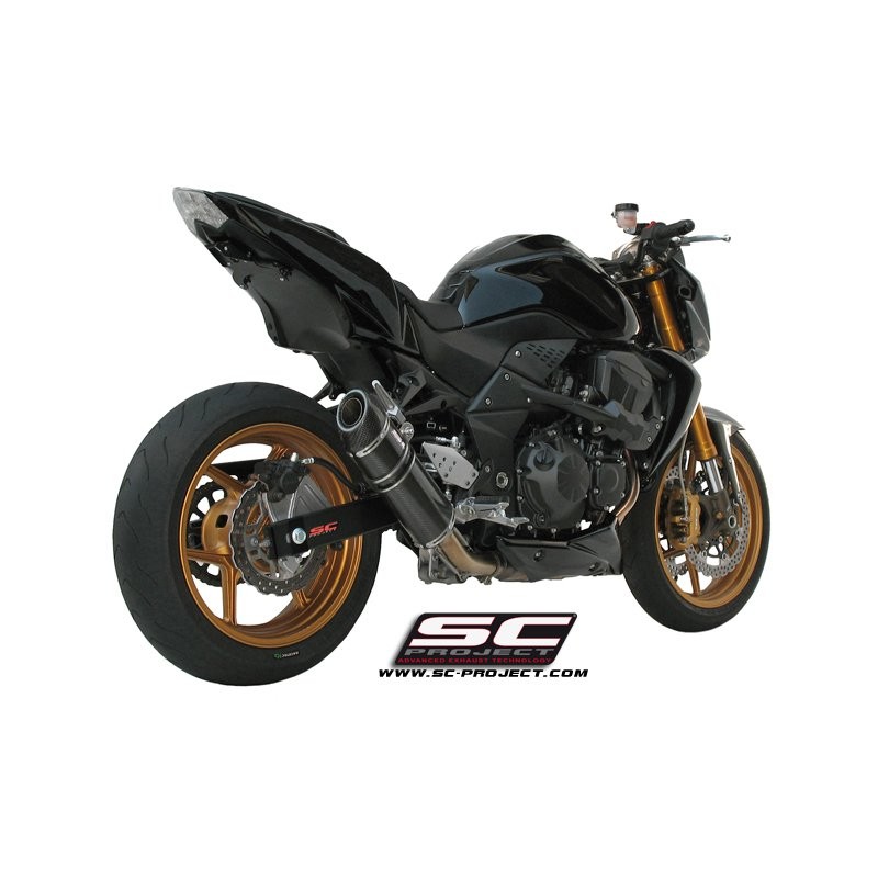 Uitlaatdemper Oval carbon Kawasaki Z750-R (07-14)