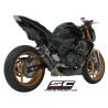 Uitlaatdemper Oval carbon Kawasaki Z750-R (07-14)