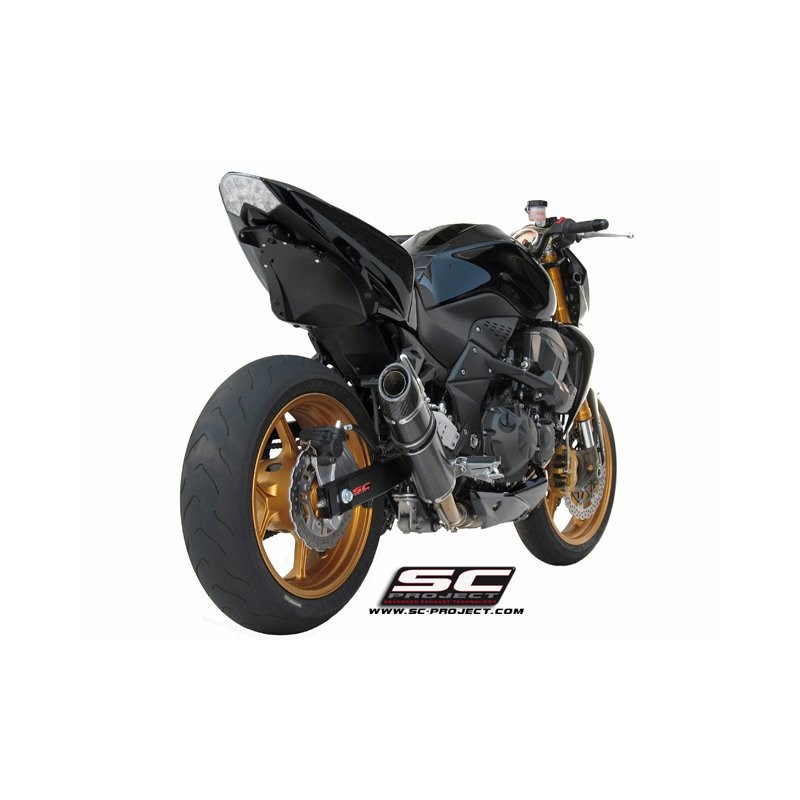 Uitlaatdemper Oval carbon Kawasaki Z750-R (07-14)