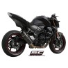 Uitlaatdemper Oval carbon Kawasaki Z750-R (07-14)