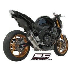 Uitlaatdemper Oval titanium Kawasaki Z750-R (07-14)