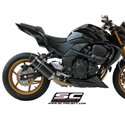 Uitlaatdemper Oval titanium Kawasaki Z750-R (07-14)