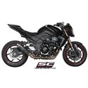 Uitlaatdemper Oval R60 carbon Kawasaki Z750-R (07-14)