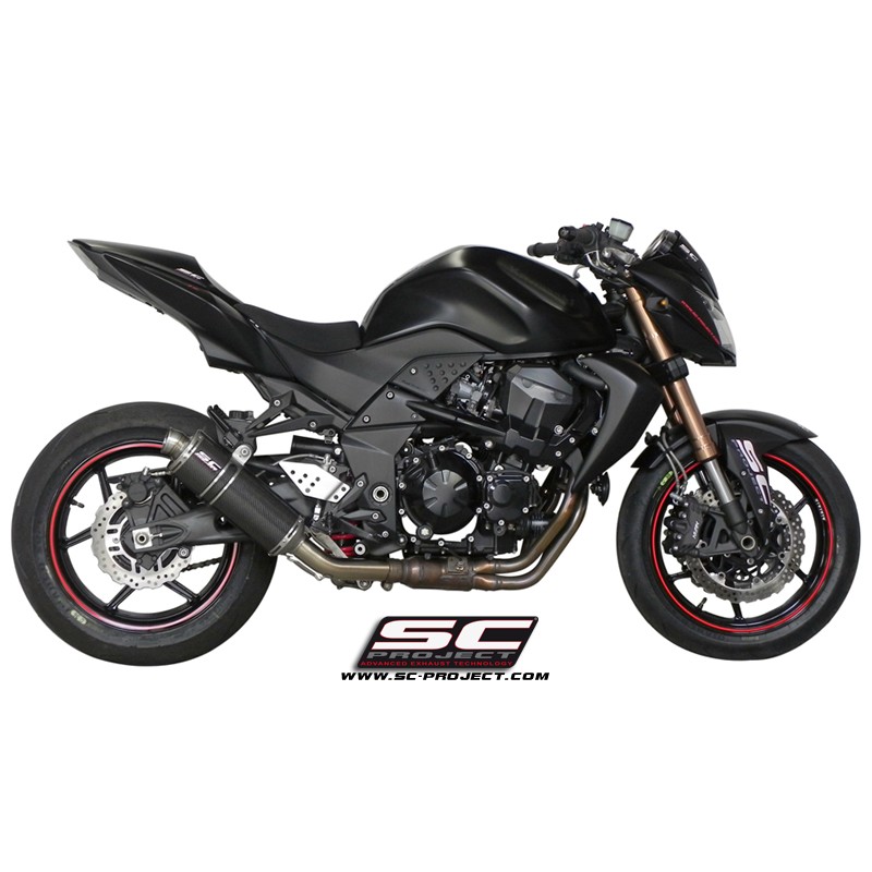 Uitlaatdemper Oval R60 carbon Kawasaki Z750-R (07-14)