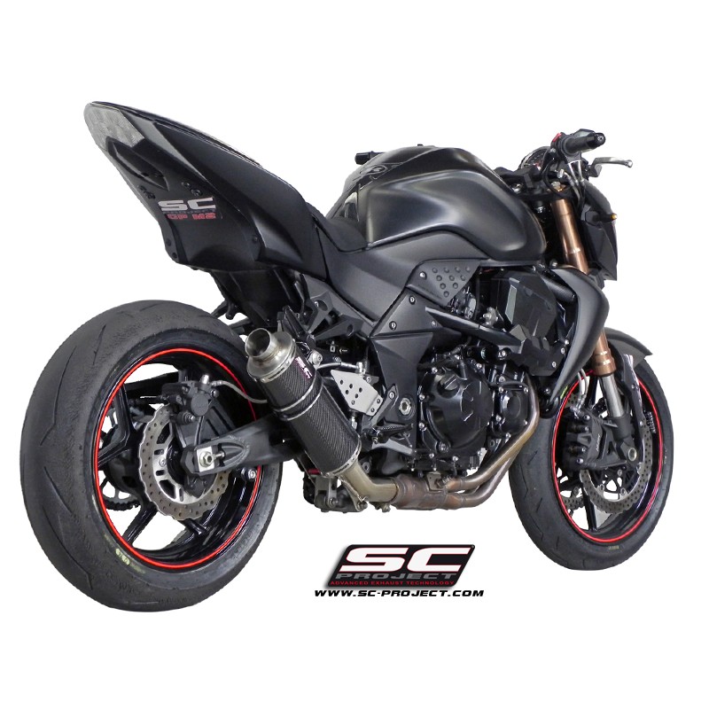 Uitlaatdemper Oval R60 carbon Kawasaki Z750-R (07-14)