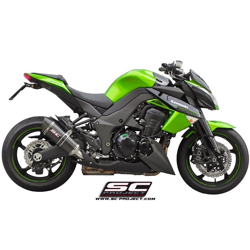 Uitlaatdempers Oval carbon Kawasaki Z1000-SX (10-13)