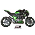 Uitlaatdemper Oval carbon Kawasaki Z800 (12-16)