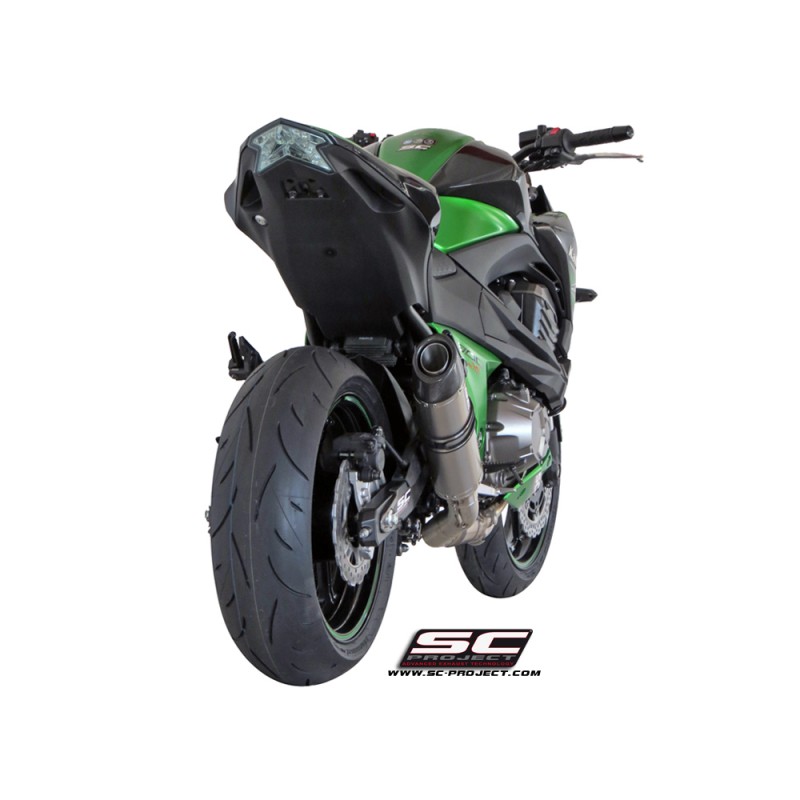 Uitlaatdemper Oval titanium Kawasaki Z800 (12-16)