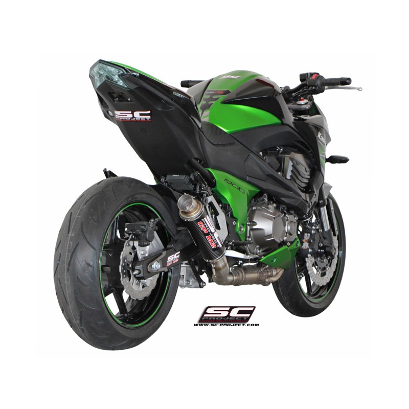 Uitlaatdemper GP-M2 carbon Kawasaki Z800 (12-16)