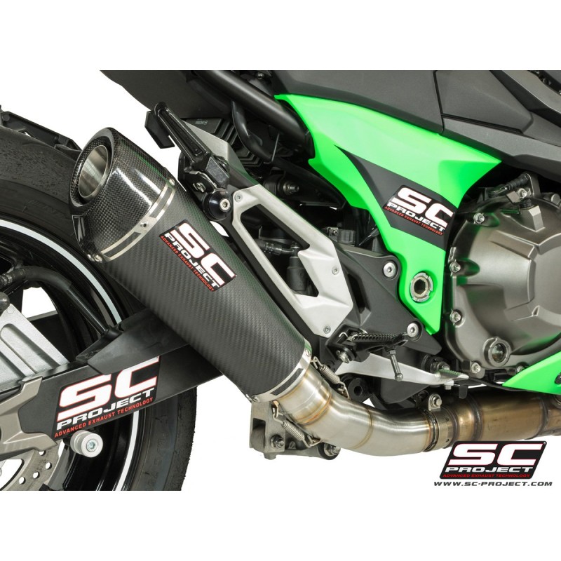 Uitlaatdemper Conical carbon Kawasaki Z800 (12-16)