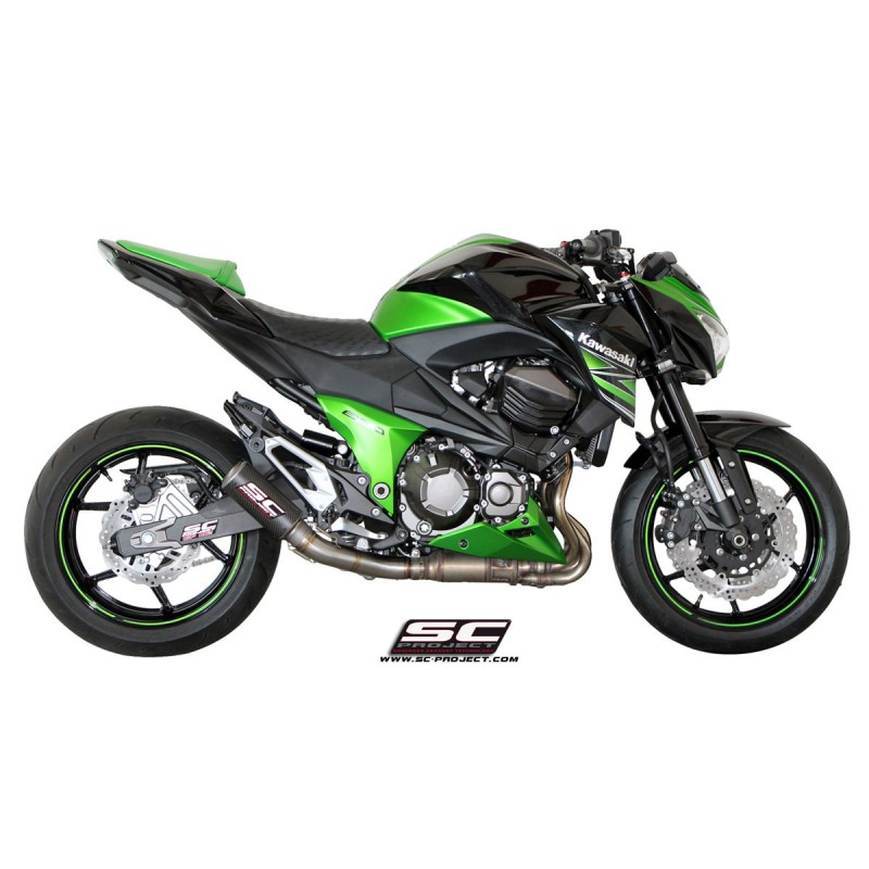 Uitlaatdemper CR-T carbon Kawasaki Z800 (12-16)