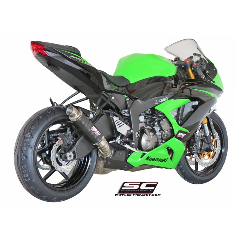 Uitlaatdemper GP-M2 carbon Kawasaki ZX-6R 636 (13-17)