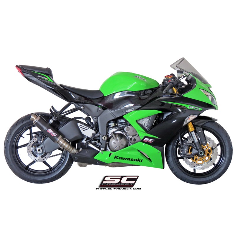 Uitlaatdemper GP-M2 carbon Kawasaki ZX-6R 636 (13-17)