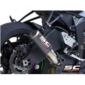 Uitlaatdemper CR-T carbon Kawasaki ZX-6R 636 (13-17)