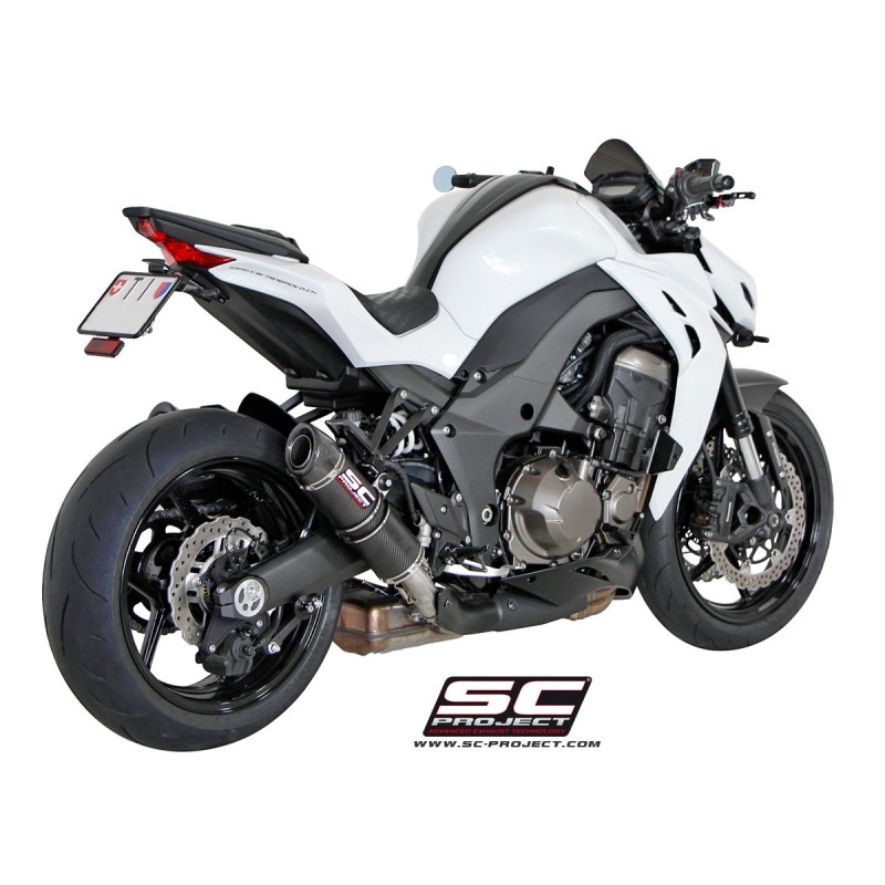 Uitlaatdempers GP-Tech carbon Kawasaki Z1000 (14-16)