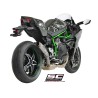 Uitlaatdemper GP70-R titanium Kawasaki Ninja H2 (15-20)