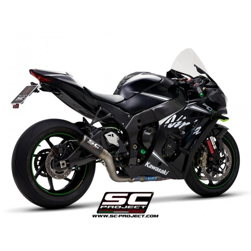 Uitlaatdemper CR-T carbon Kawasaki ZX-10R-RR (16-20)