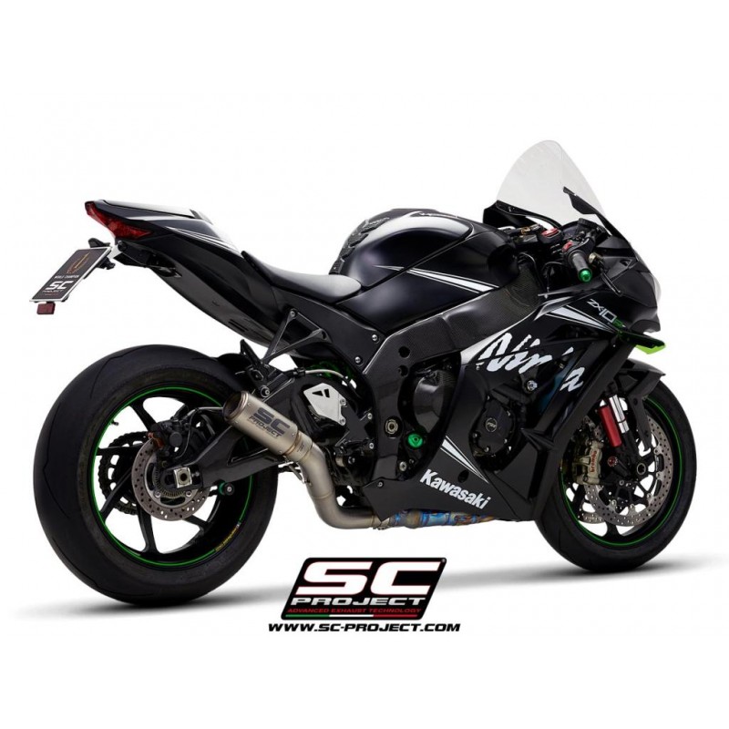 Uitlaatdemper CR-T titanium Kawasaki ZX-10R-RR (16-20)