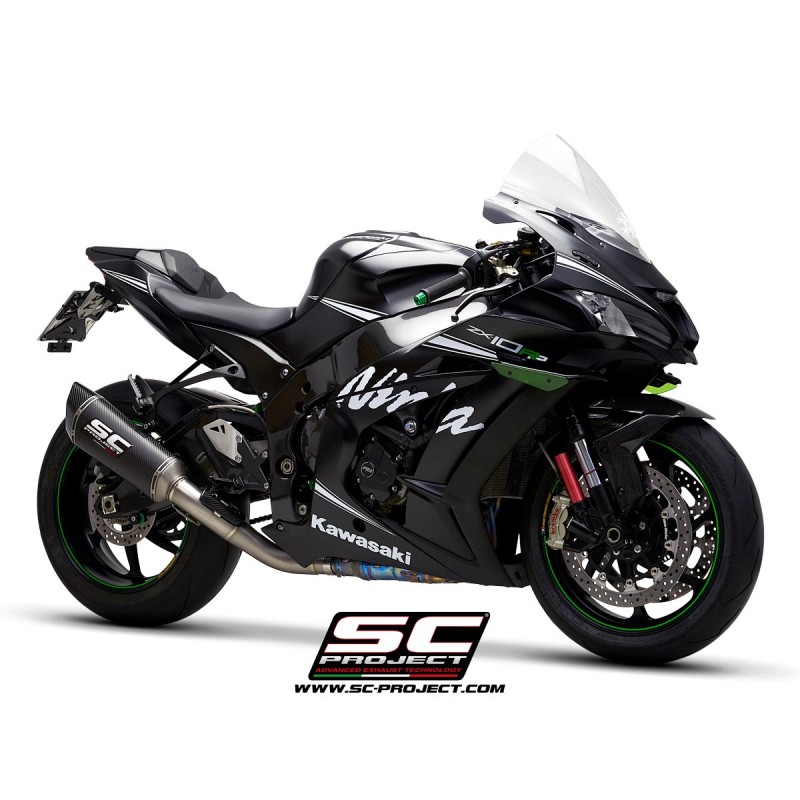 Uitlaatdemper SC1-R carbon Kawasaki ZX-10R-RR (16-20)