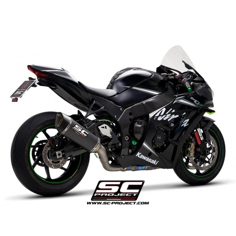 Uitlaatdemper SC1-R carbon Kawasaki ZX-10R-RR (16-20)