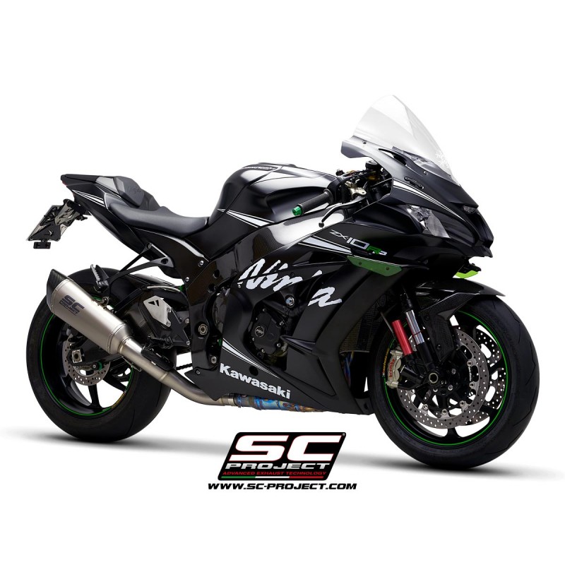 Uitlaatdemper SC1-R titanium Kawasaki ZX-10R-RR (16-20)