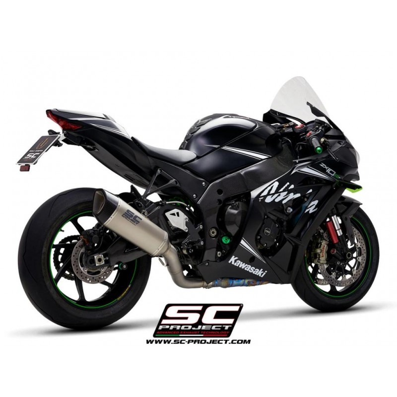 Uitlaatdemper SC1-R titanium Kawasaki ZX-10R-RR (16-20)