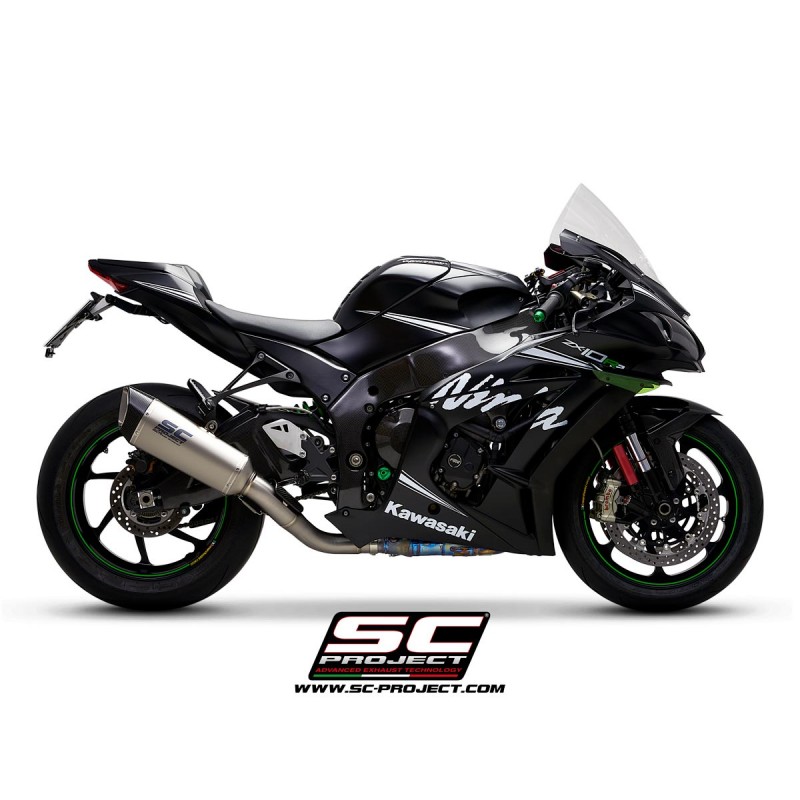 Uitlaatdemper SC1-R titanium Kawasaki ZX-10R-RR (16-20)