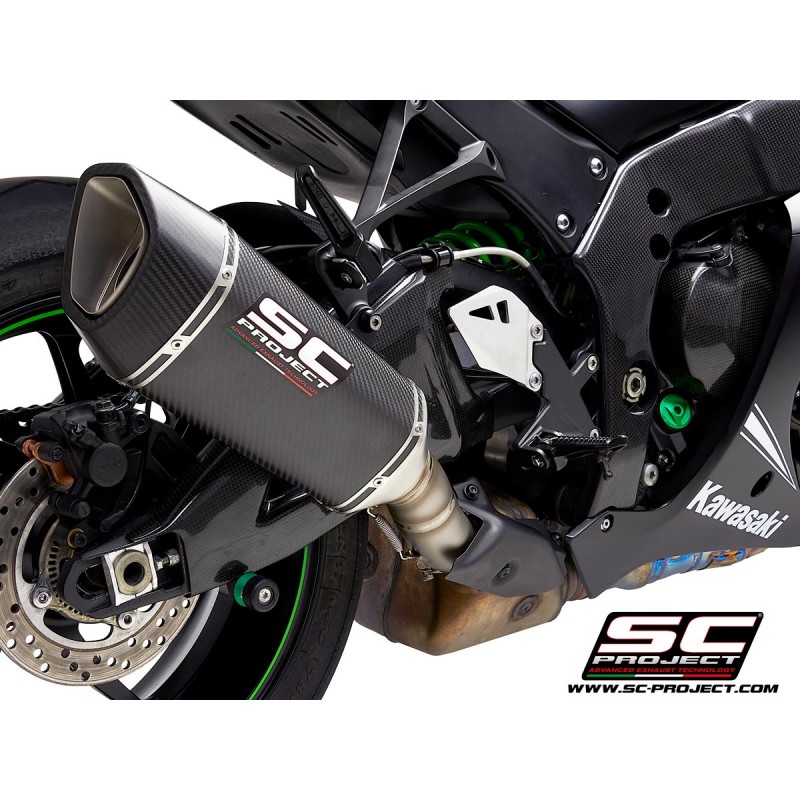 Uitlaatdemper SC1-R carbon Kawasaki ZX-10R-RR (16-20)