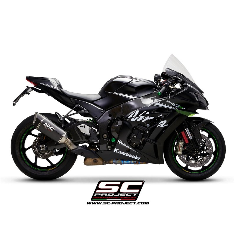 Uitlaatdemper SC1-R carbon Kawasaki ZX-10R-RR (16-20)