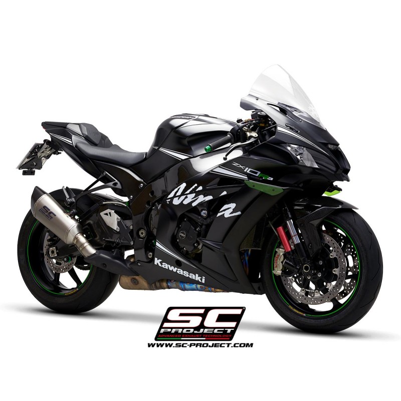 Uitlaatdemper SC1-R titanium Kawasaki ZX-10R-RR (16-20)