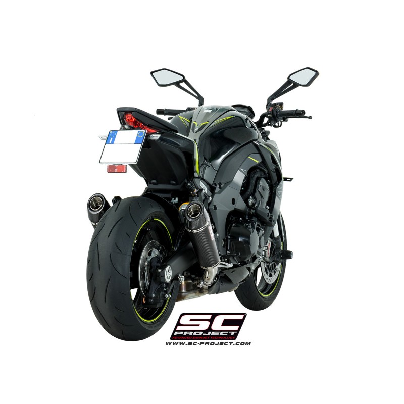 Uitlaatdempers Conical carbon Kawasaki Z1000 (17-21)