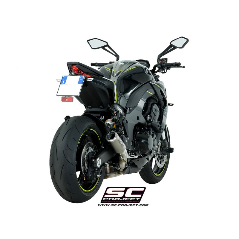 Uitlaatdempers CR-T carbon Kawasaki Z1000 (17-21)