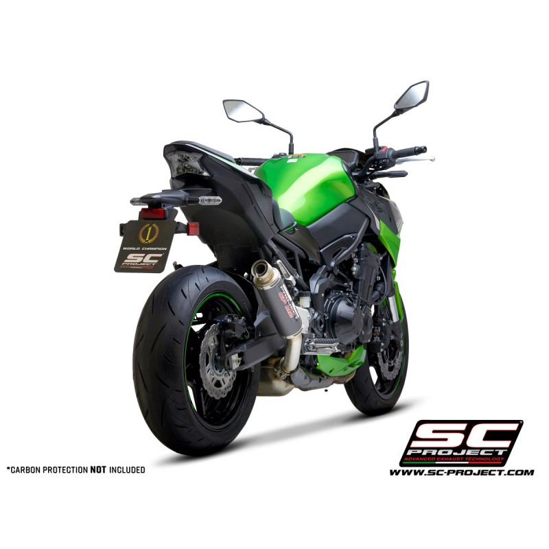 Uitlaatdemper GP-M2 carbon Kawasaki Z900 +A2 (17-20)