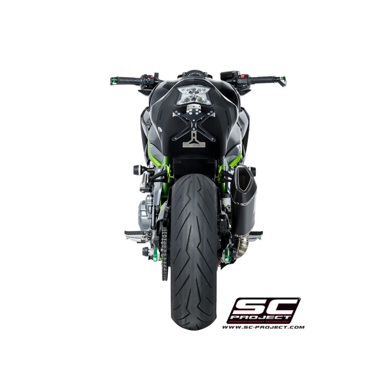 Uitlaatdemper SC1-R carbon Kawasaki Z900 +A2 (17-20)