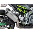 Uitlaatdemper SC1-R titanium Kawasaki Z900 +A2 (17-20)