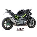 Uitlaatdemper SC1-R titanium Kawasaki Z900 +A2 (17-20)