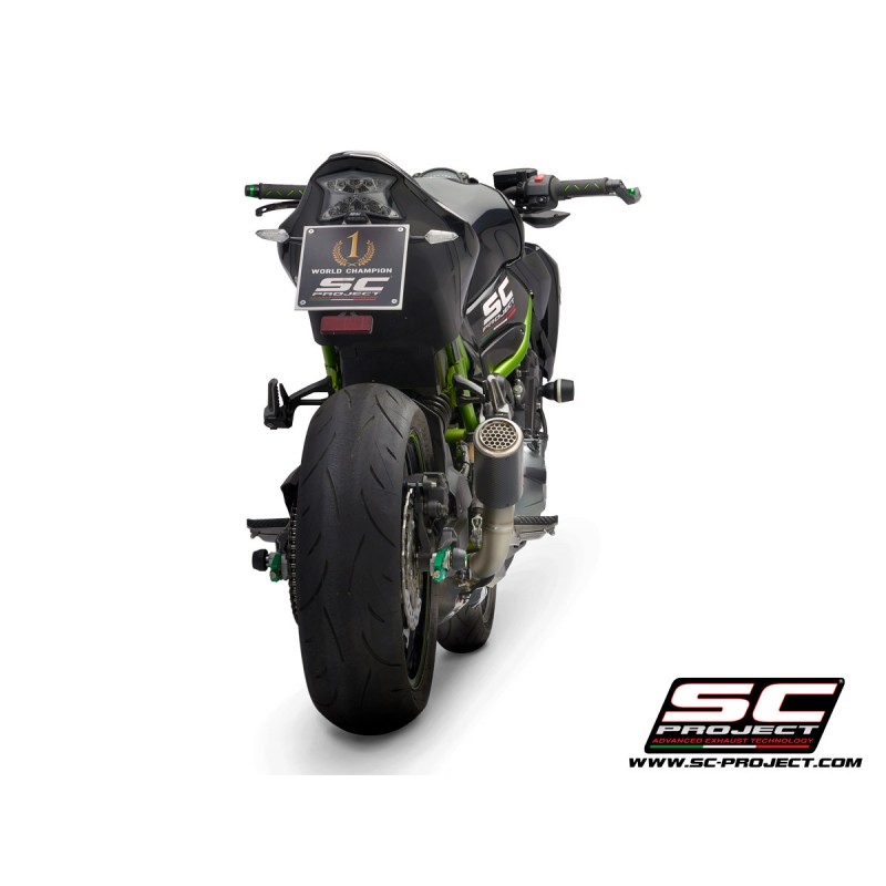 Uitlaatdemper CR-T carbon Kawasaki Z900 +A2 (17-20)