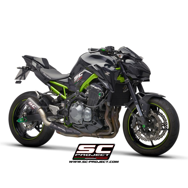 Uitlaatdemper CR-T carbon Kawasaki Z900 +A2 (17-20)