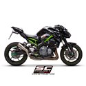 Uitlaatdemper S1-GP titanium Kawasaki Z900 +A2 (17-20)