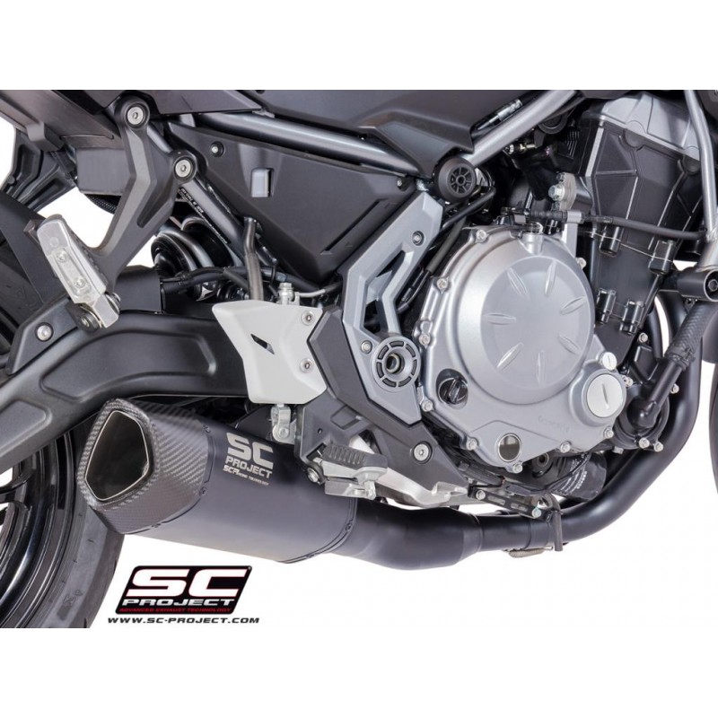 SC-Project Full System 2-1 SC1-R GT black Kawasaki Z650/Ninja 650