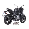 Uitlaatsysteem 2-1 SC1-R GT zwart Kawasaki Z650 (17-19)