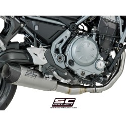 Uitlaatsysteem 2-1 SC1-R GT titanium Kawasaki Z650 (17-19)