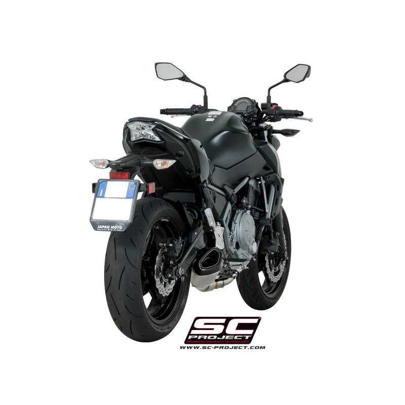 Uitlaatsysteem 2-1 SC1-R GT titanium Kawasaki Z650 (17-19)