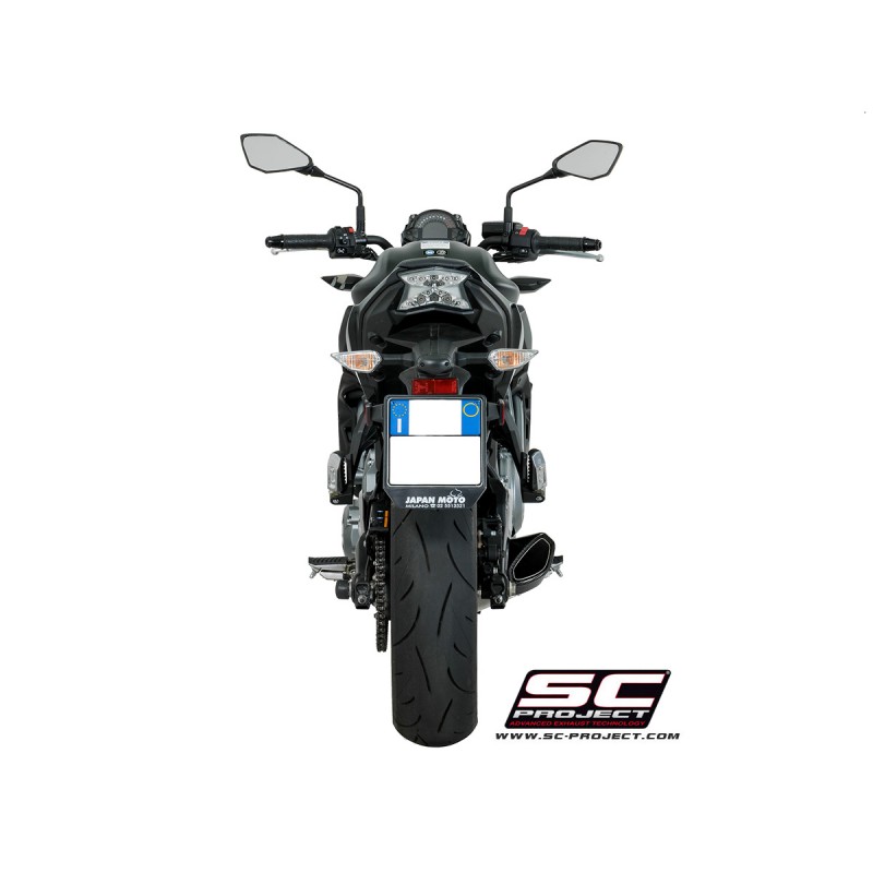 Uitlaatsysteem 2-1 SC1-R GT titanium Kawasaki Z650 (17-19)