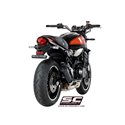 Uitlaatdemper Conical 70's zwart Kawasaki Z900 (18-21)