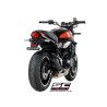 Uitlaatdemper Conical 70's zwart Kawasaki Z900 (18-21)