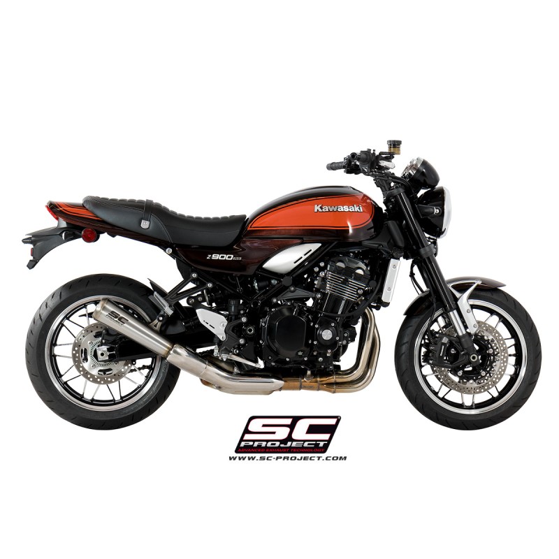 Uitlaatdemper Conical 70's RVS Kawasaki Z900 (18-21)