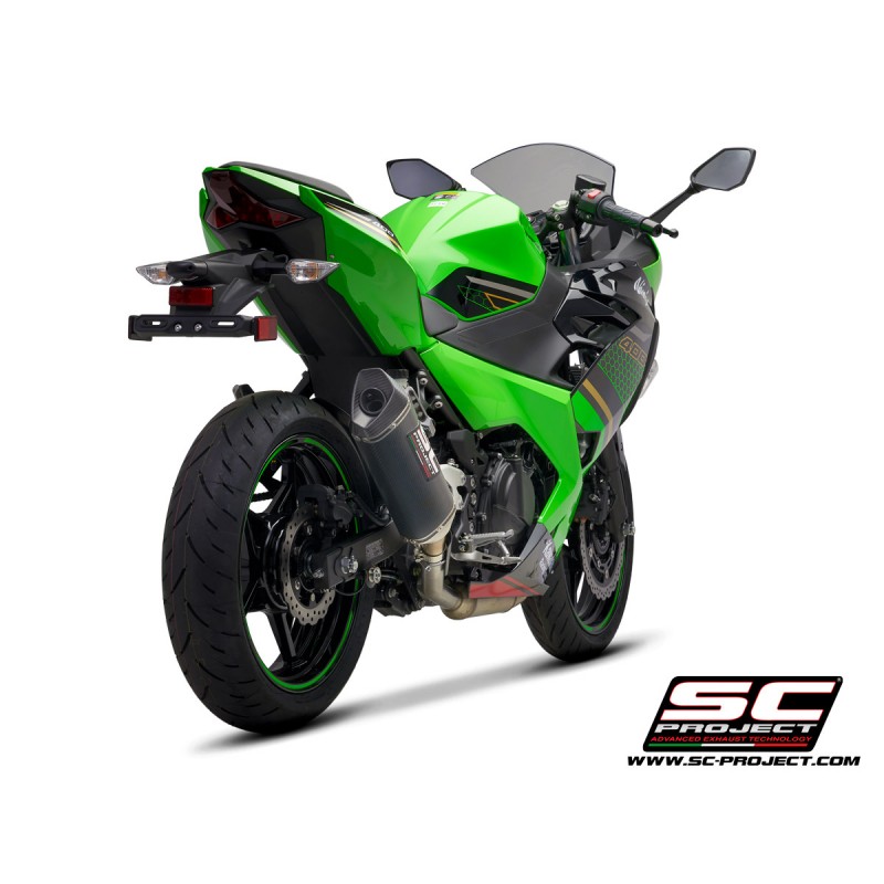 Uitlaatdemper SC1-M carbon Kawasaki Ninja 400 (18-20)