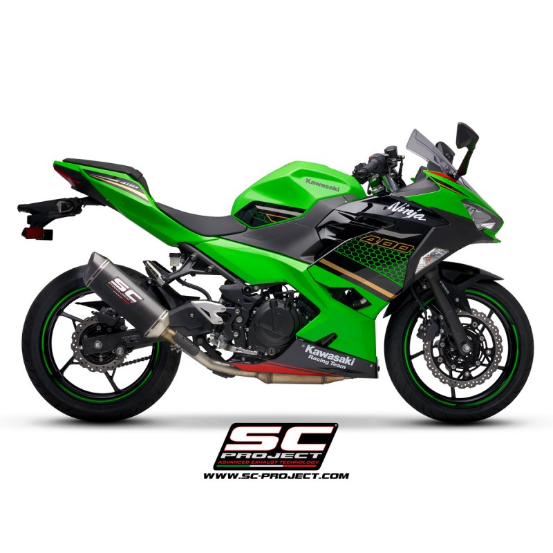 Uitlaatdemper SC1-M carbon Kawasaki Ninja 400 (18-20)